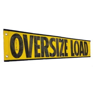 12" x 72" Oversize Load sign with grommets Hot Shot