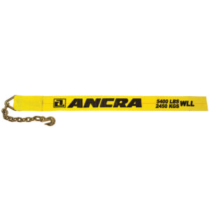 Ancra 4" x 30' Winch Strap with Chain Anchor