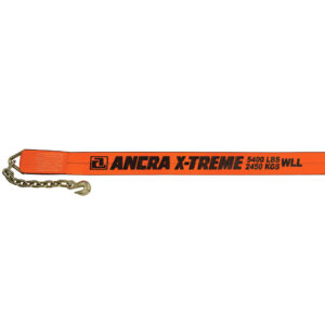 Ancra 4" x 30' EX-TREME Winch Strap with Chain Anchor