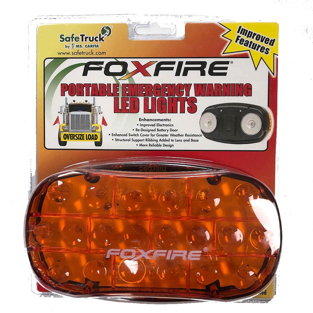 Kollisionskursus stamtavle Tyr Safety Fox Fire Amber, Portable Emergency Warning Led Light.