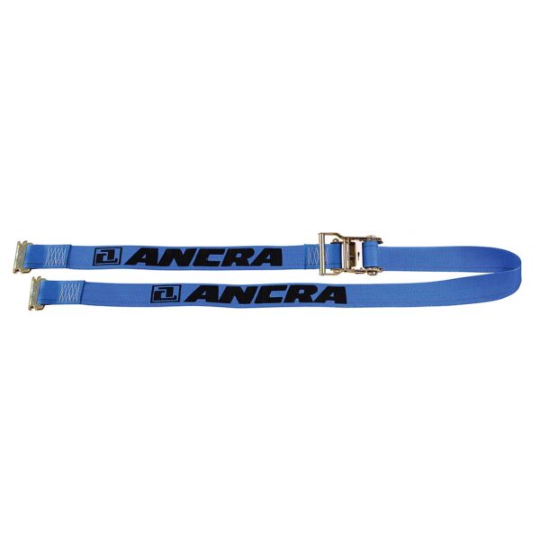 Logistic Ratchet E-track Straps 2" x 20' Blue