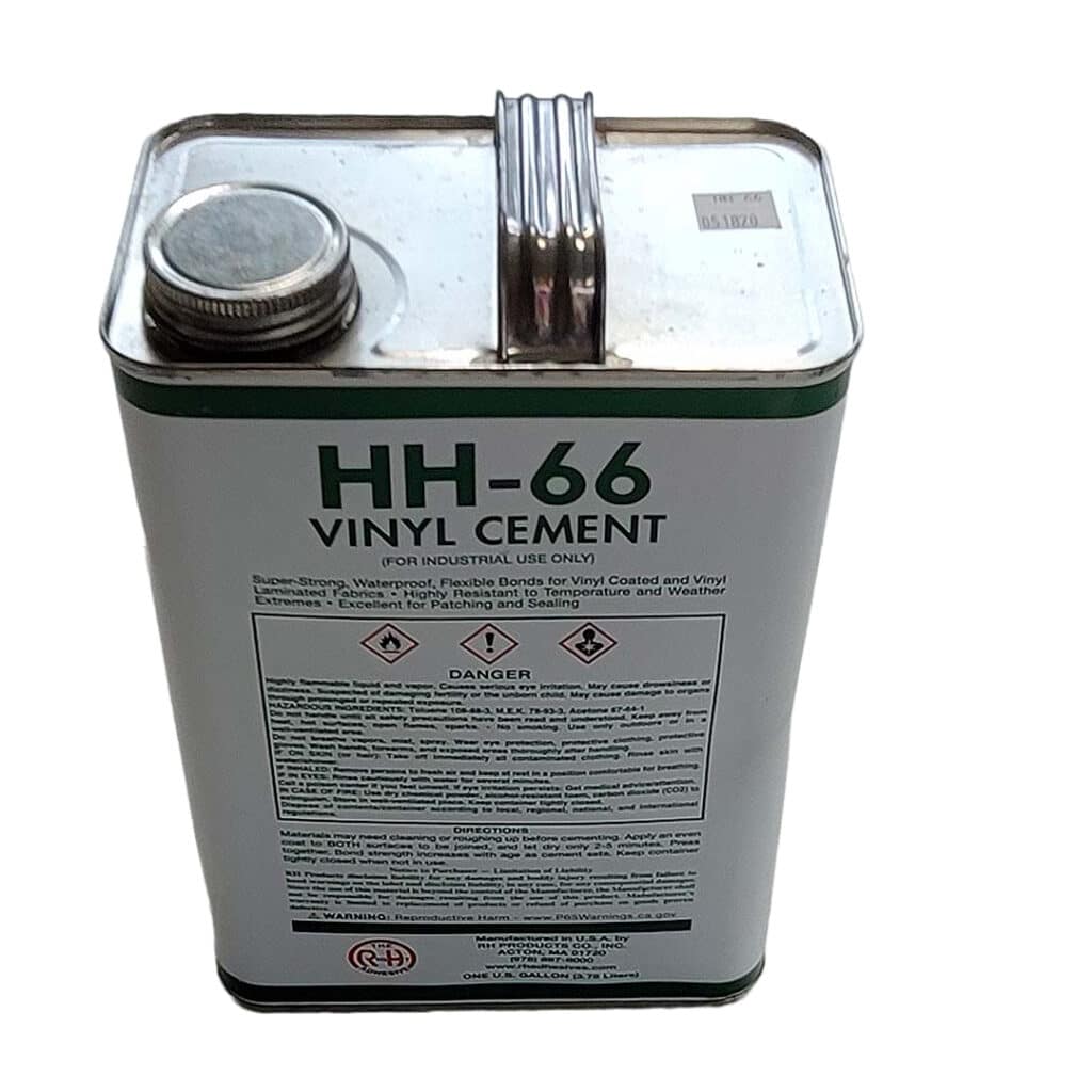 HH66 VINYL CEMENT 5GAL. 1GAL. AND QUARTS Tarp Repair Glue