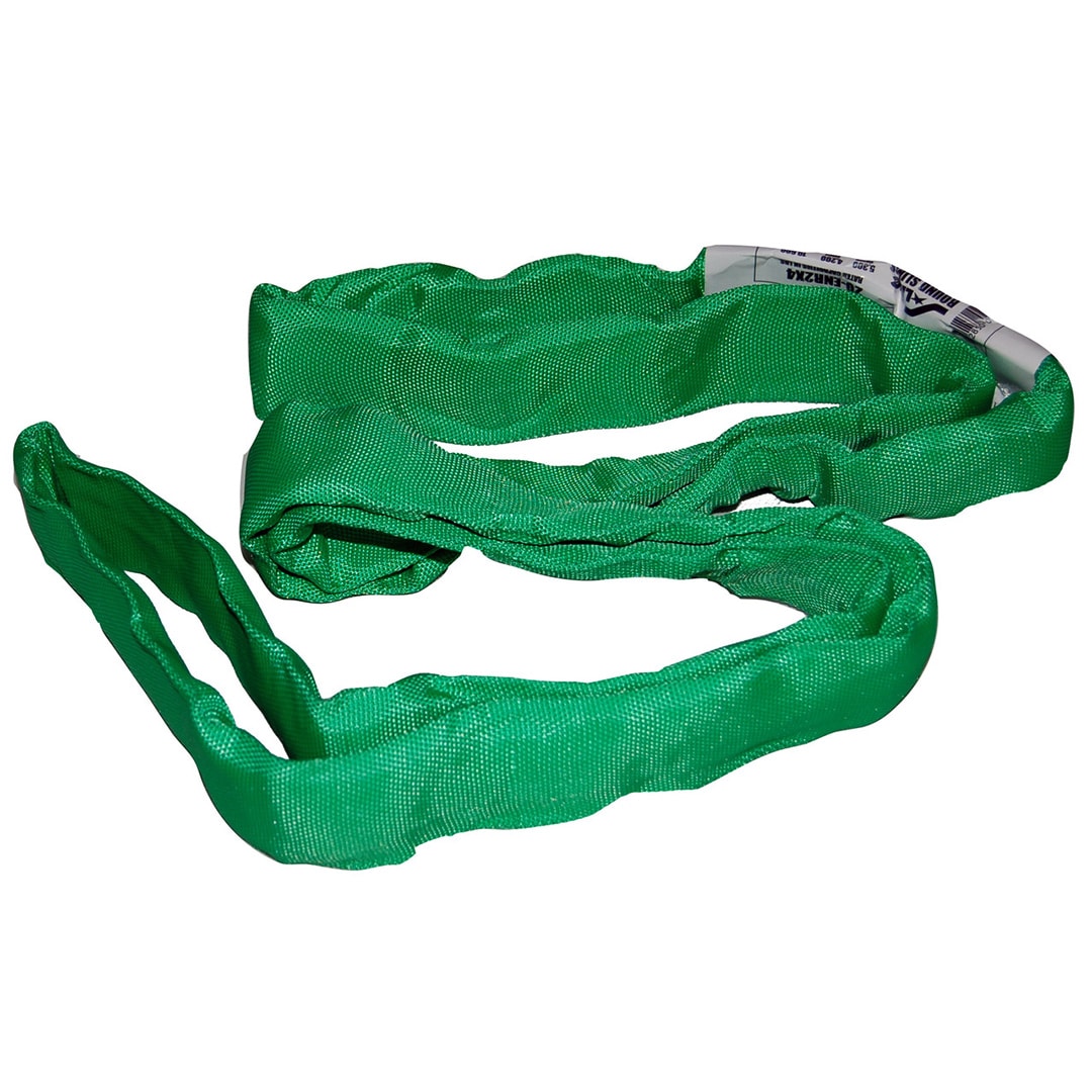 Round Lifting Sling Green Endless 2” x 3 lightweight durable
