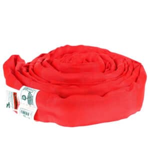 Round Lifting Sling Red Endless 5” x 4’