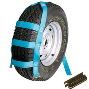 Wheel Dolly Strap With Spring E Fittings Tires 10" W X 24" H